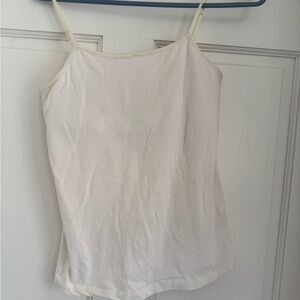 💚 5 for $15! 💚 White Shelf Bra Camisole Tanktop